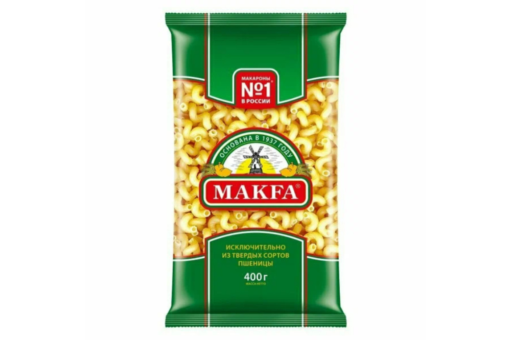 Макаронные изделия Витки Макфа 400г. 